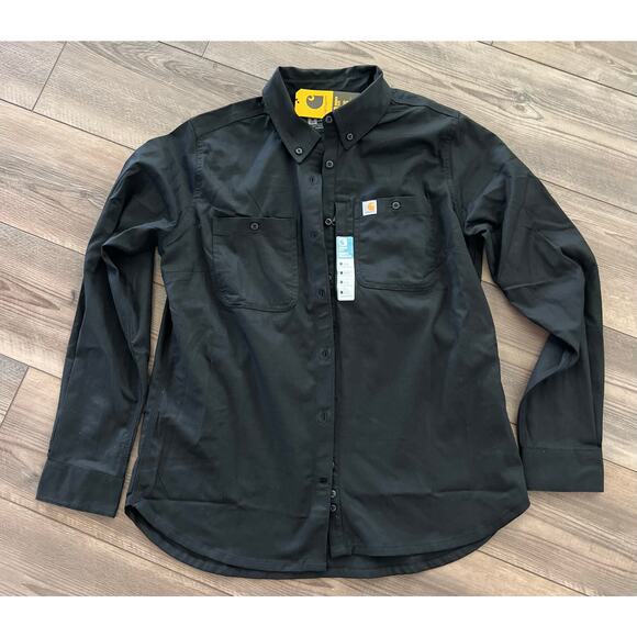 NWT Carhartt 103106 Rugged Professional Series Relaxed Fit Canvas Shirt Women M - Picture 1 of 8